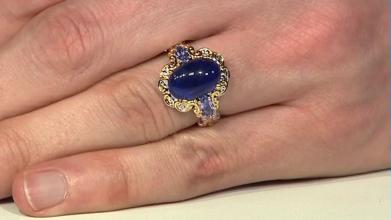 Video Sodalite Silver Ring (Gems en Vogue)