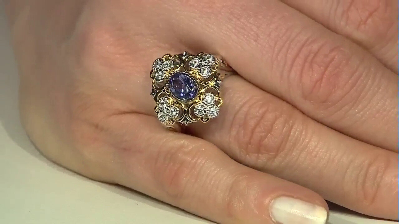 Video Bague en argent et Tanzanite (Gems en Vogue)