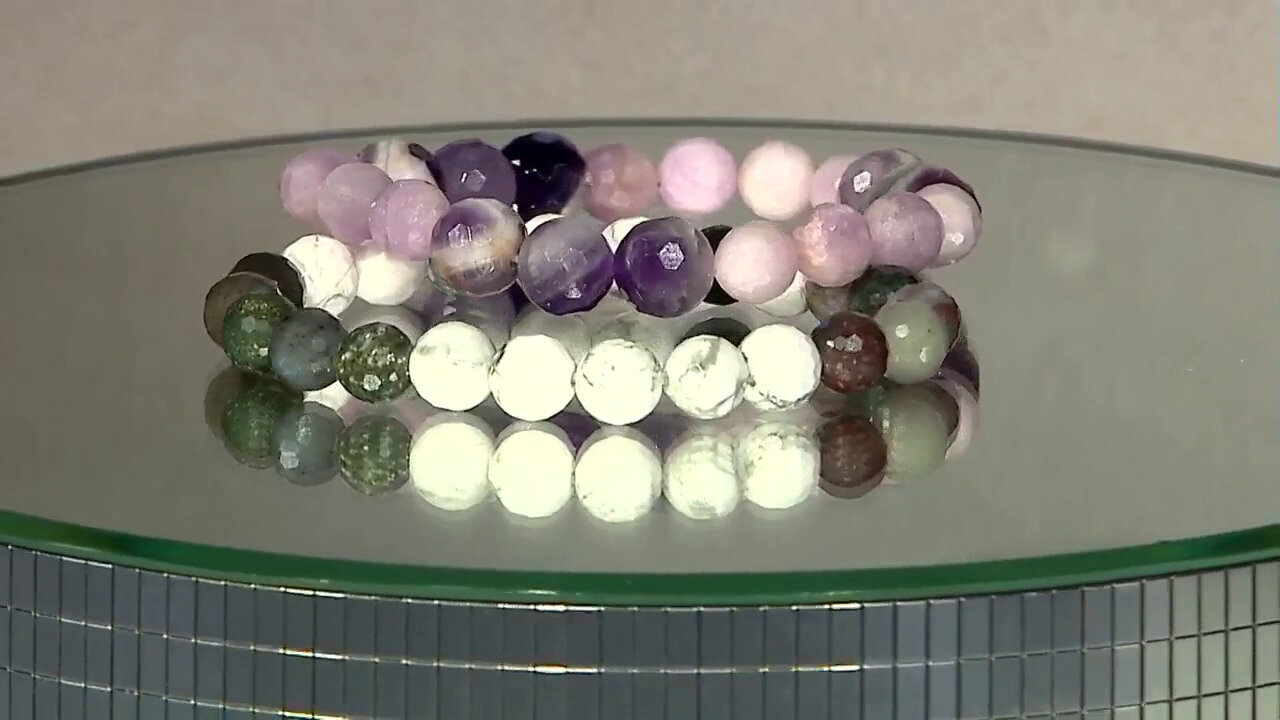 Video Chevron Amethyst Bracelet