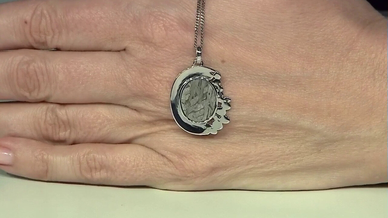 Video Aletai-Meteorite Silver Pendant