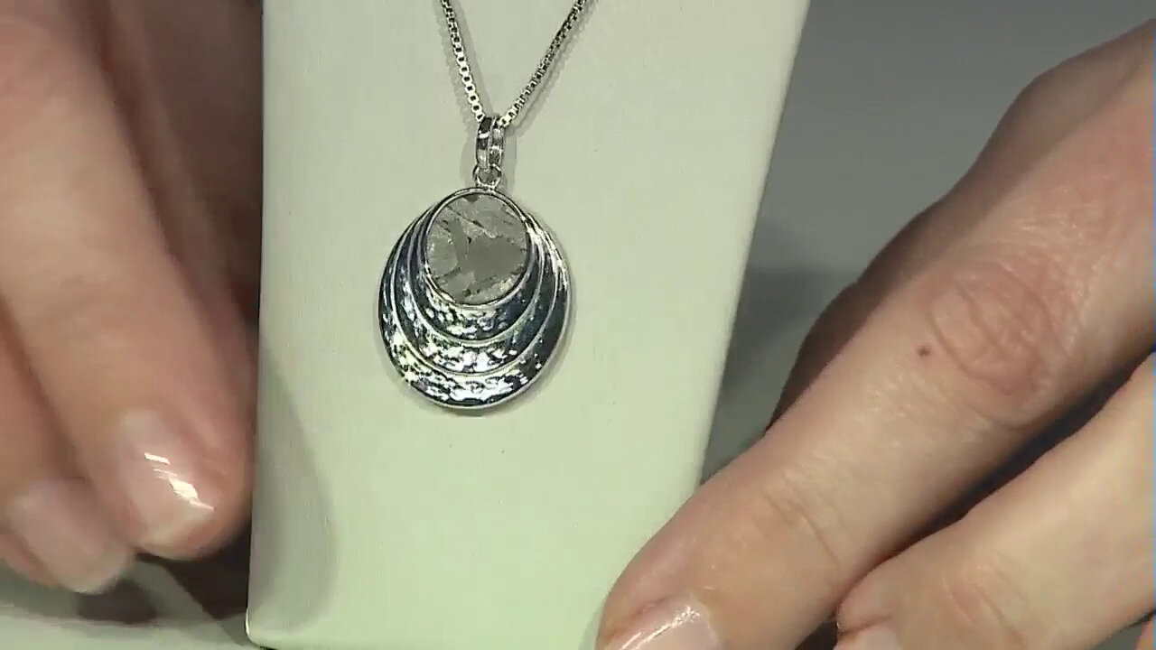 Video Aletai-Meteorite Silver Pendant