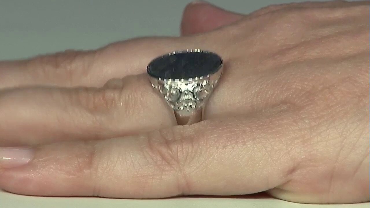 Video Aletai-Meteorite Silver Ring