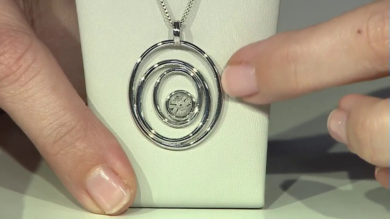 Video Aletai-Meteorite Silver Pendant