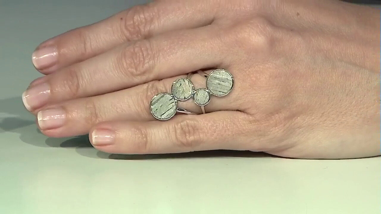 Video Aletai-Meteorite Silver Ring