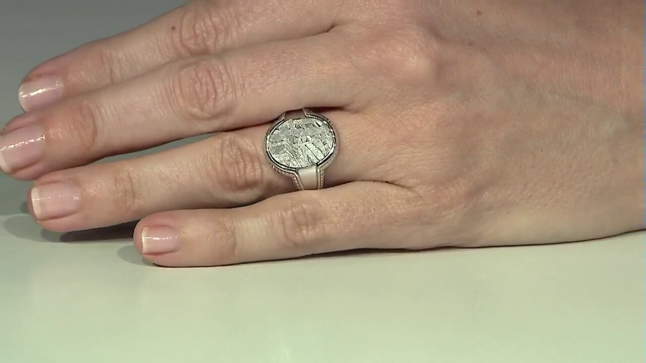 Video Aletai-Meteorite Silver Ring