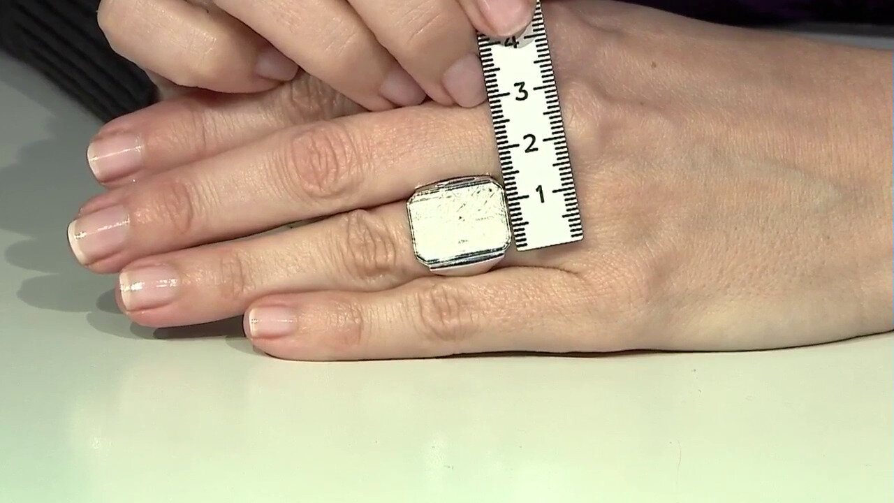 Video Aletai-Meteorite Silver Ring