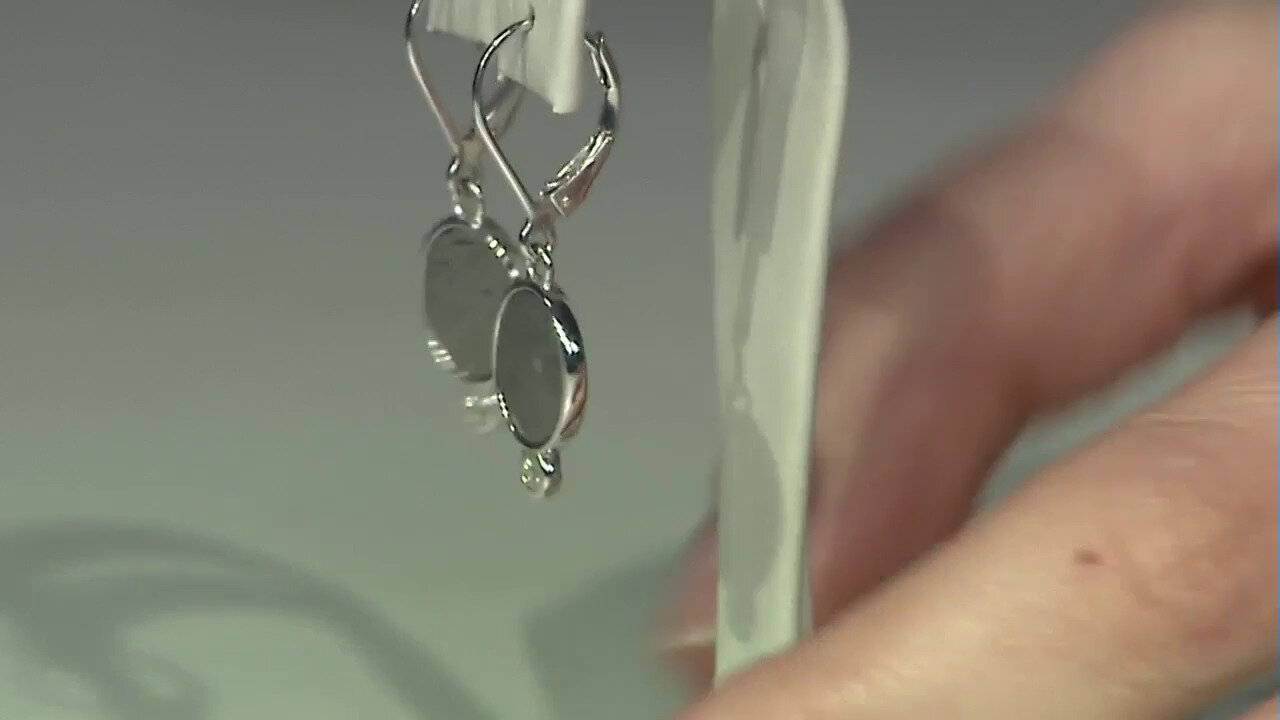 Video Aletai-Meteorite Silver Earrings