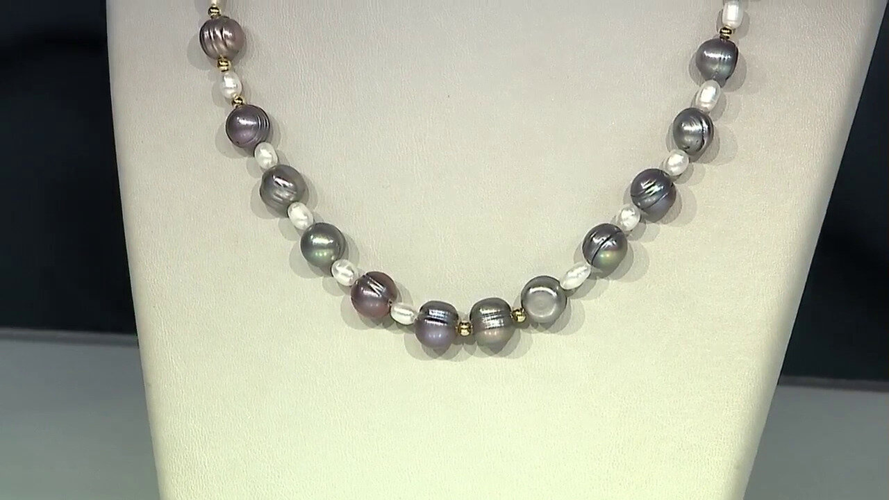 Video Mystic Freshwater Pearl Silver Necklace