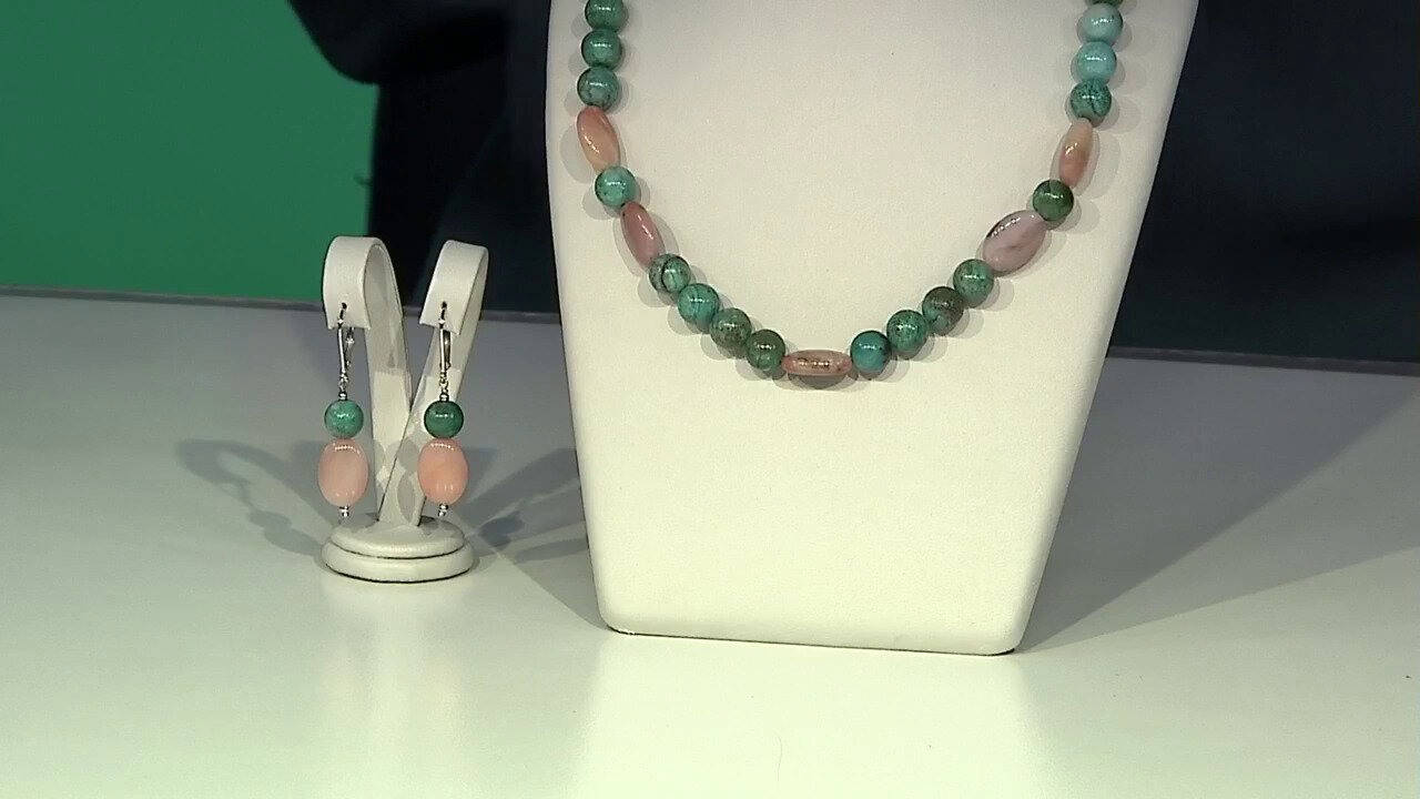 Video Pink Opal Silver Set