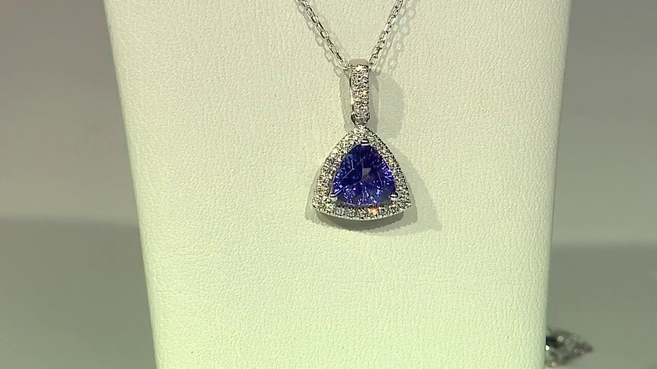 Video 14K AAA Tanzanite Gold Necklace (CIRARI)