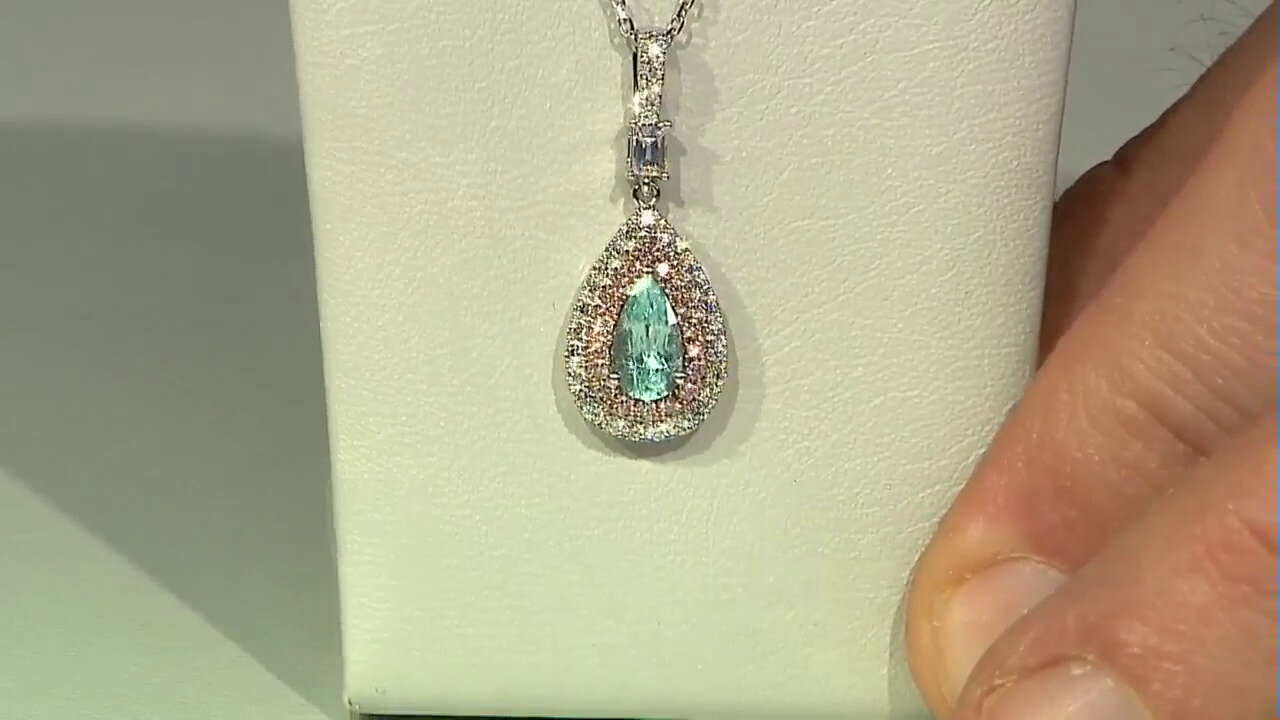 Video 18K Paraiba Tourmaline Gold Necklace (CIRARI)