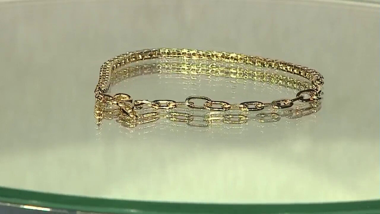 Video Brazalete en oro con Diamante SI1 (H) (CIRARI)