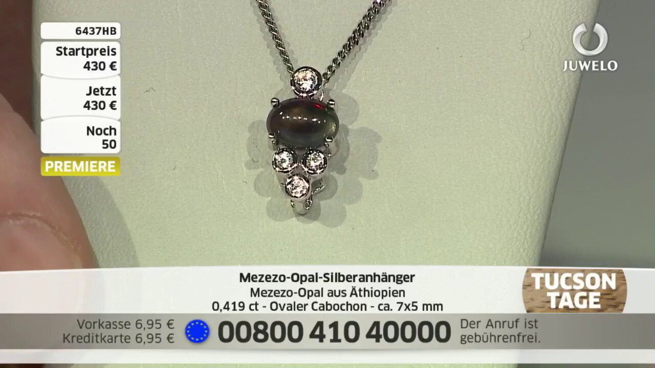 Video Mezezo Opal Silver Pendant