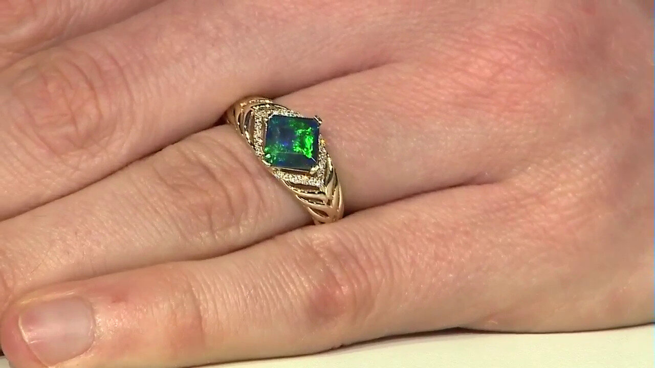 Video 9K Mezezo Opal Gold Ring (de Melo)