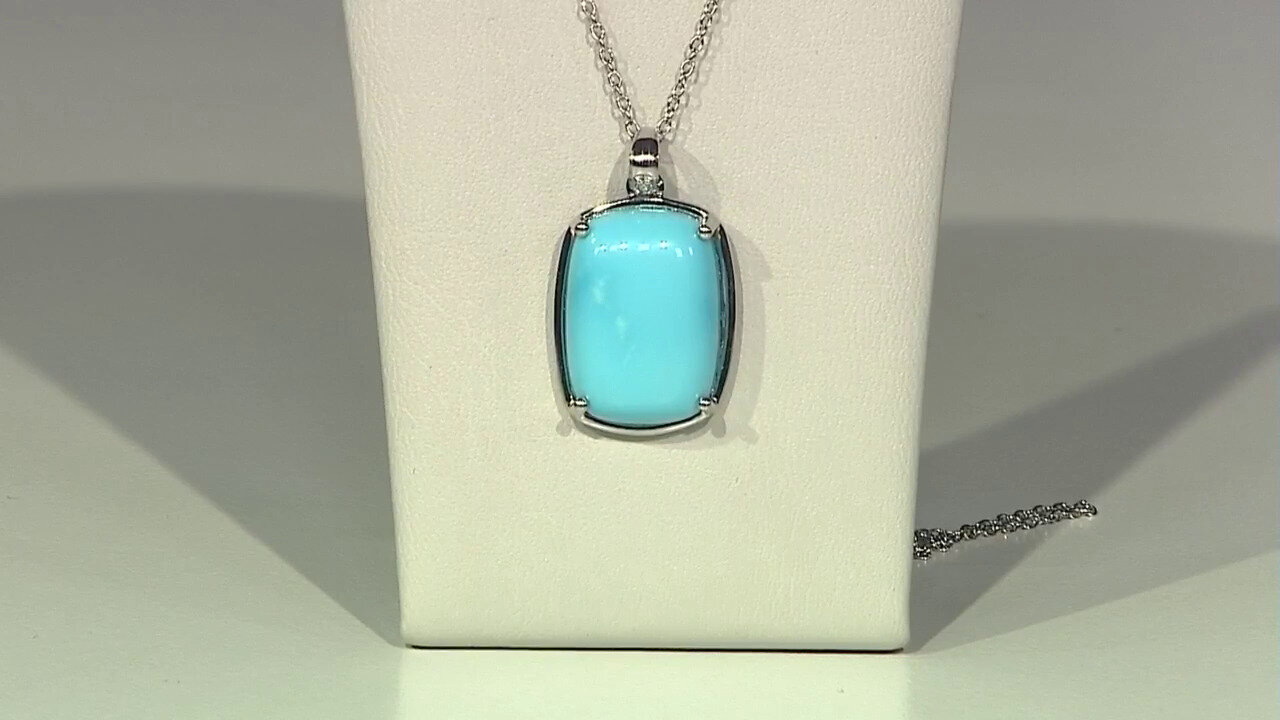 Video Kingman Turquoise Silver Necklace (Faszination Türkis)