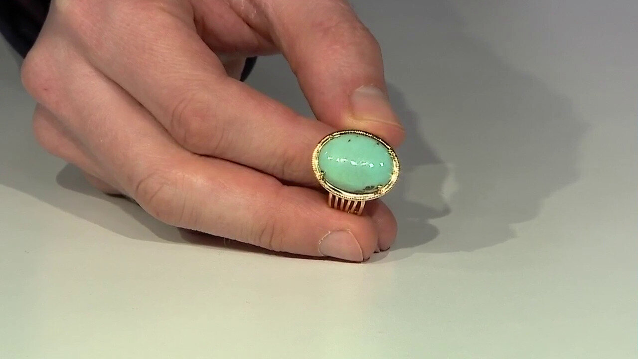 Video Tyrone Turquoise Silver Ring (Faszination Türkis)