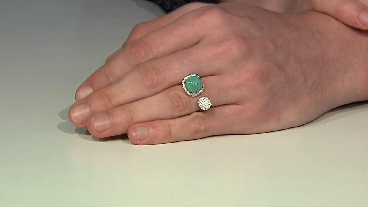 Video Tyrone Turquoise Silver Ring (Faszination Türkis)