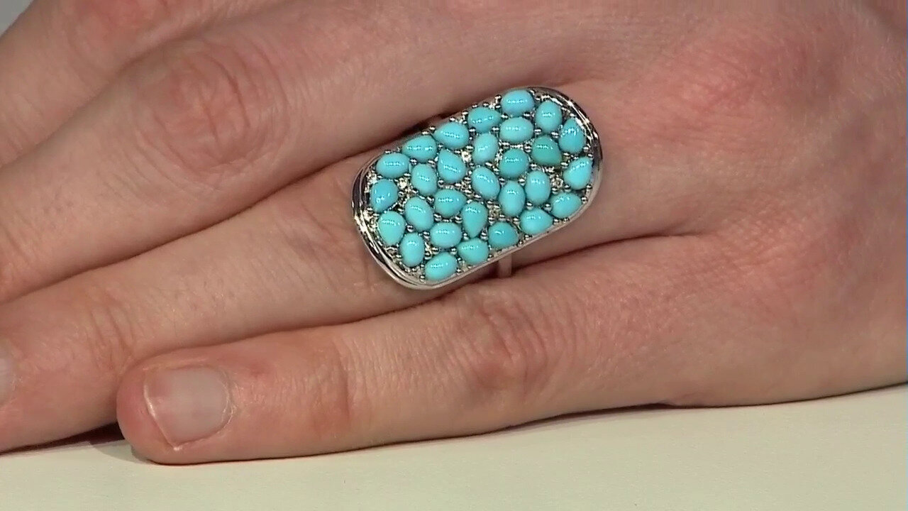 Video Sleeping Beauty Turquoise Silver Ring (Faszination Türkis)