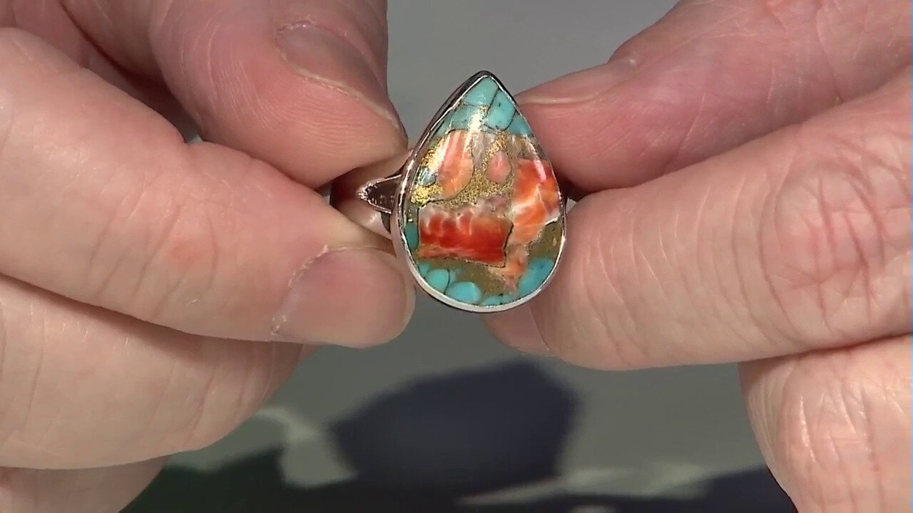 Video Multi Gem Silver Ring