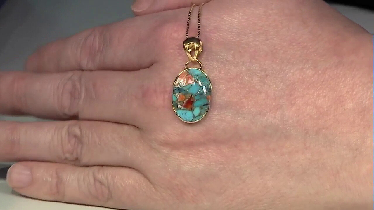 Video Multi Gem Silver Pendant