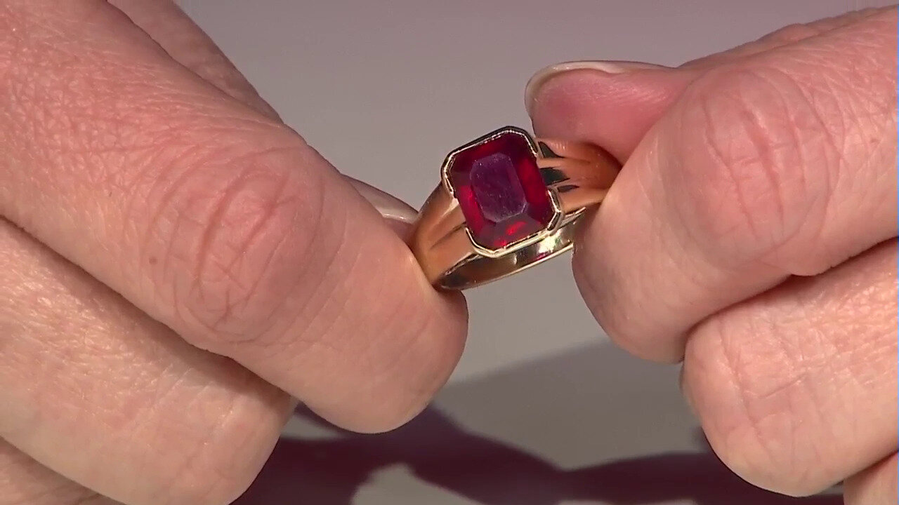 Video Bague en or et Rubis de Madagascar (de Melo)