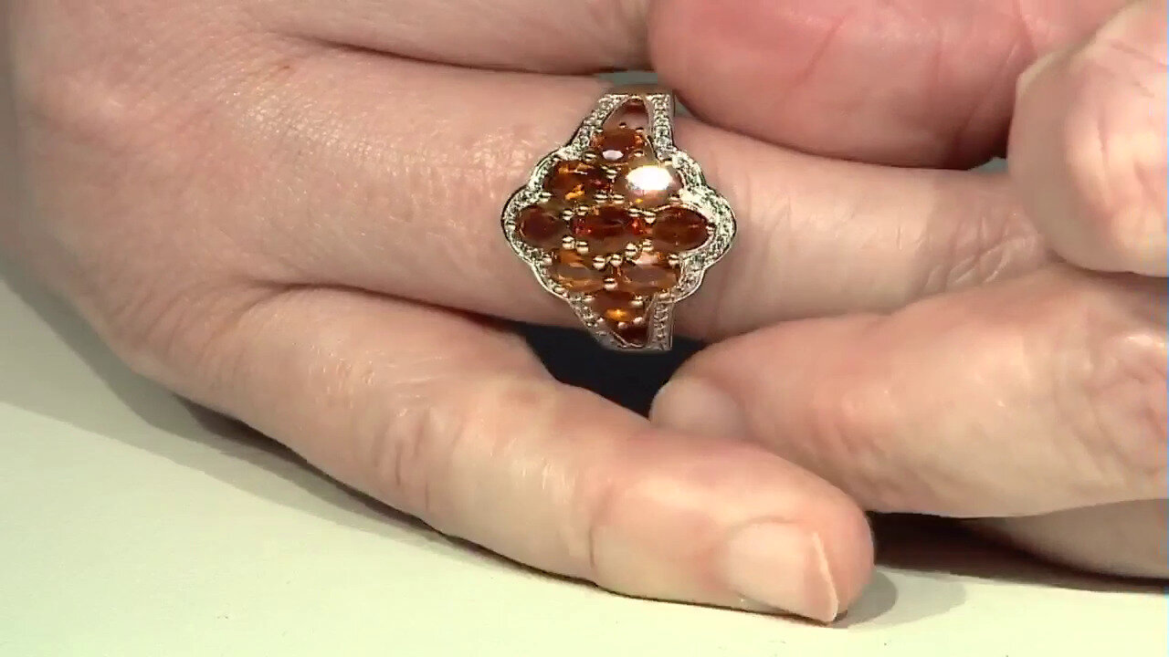 Video Madeira Citrine Silver Ring