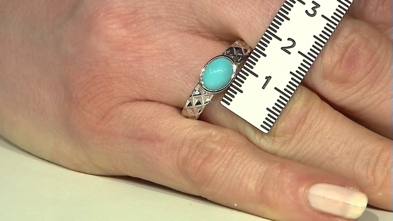 Video Sleeping Beauty Turquoise Silver Ring