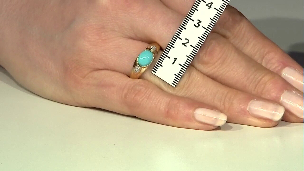 Video Sleeping Beauty Turquoise Silver Ring