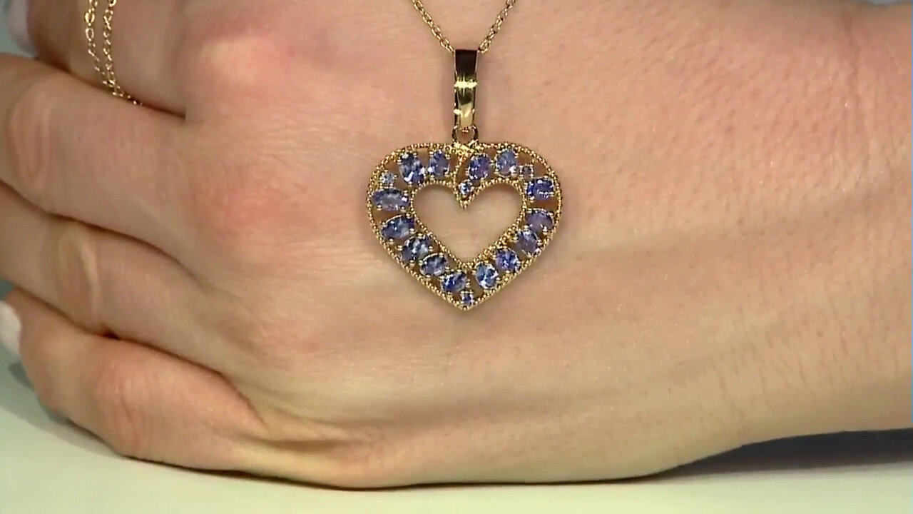 Video Tanzanite Silver Necklace