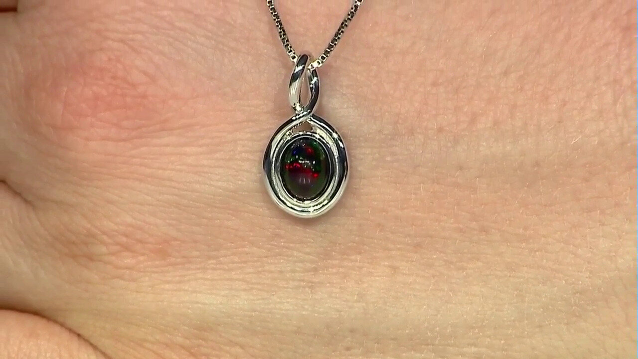 Video Mezezo Opal Silver Pendant