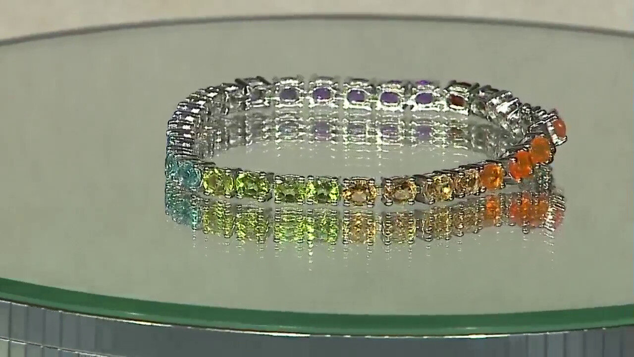 Video Bracelet en argent et Améthyste de Zambie