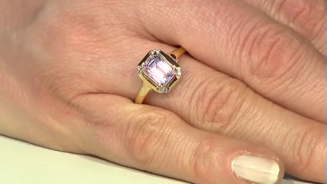 Video Kunzite Silver Ring