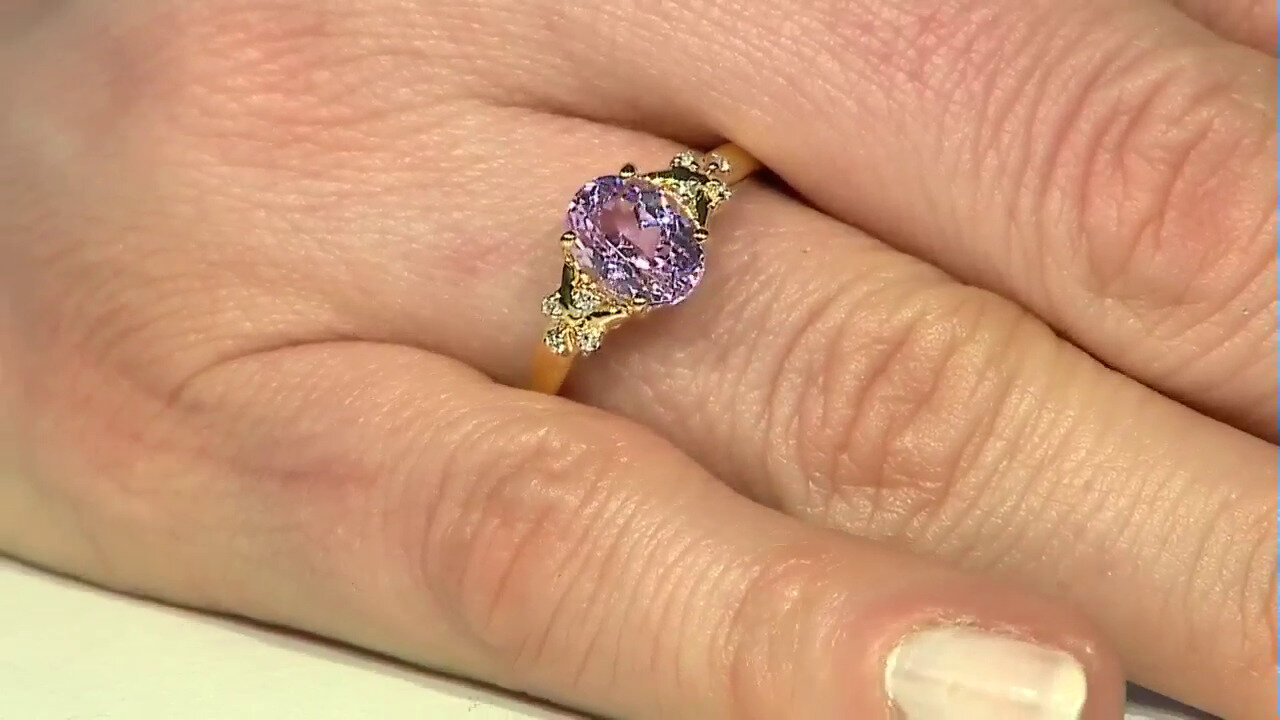 Video Kunzite Silver Ring