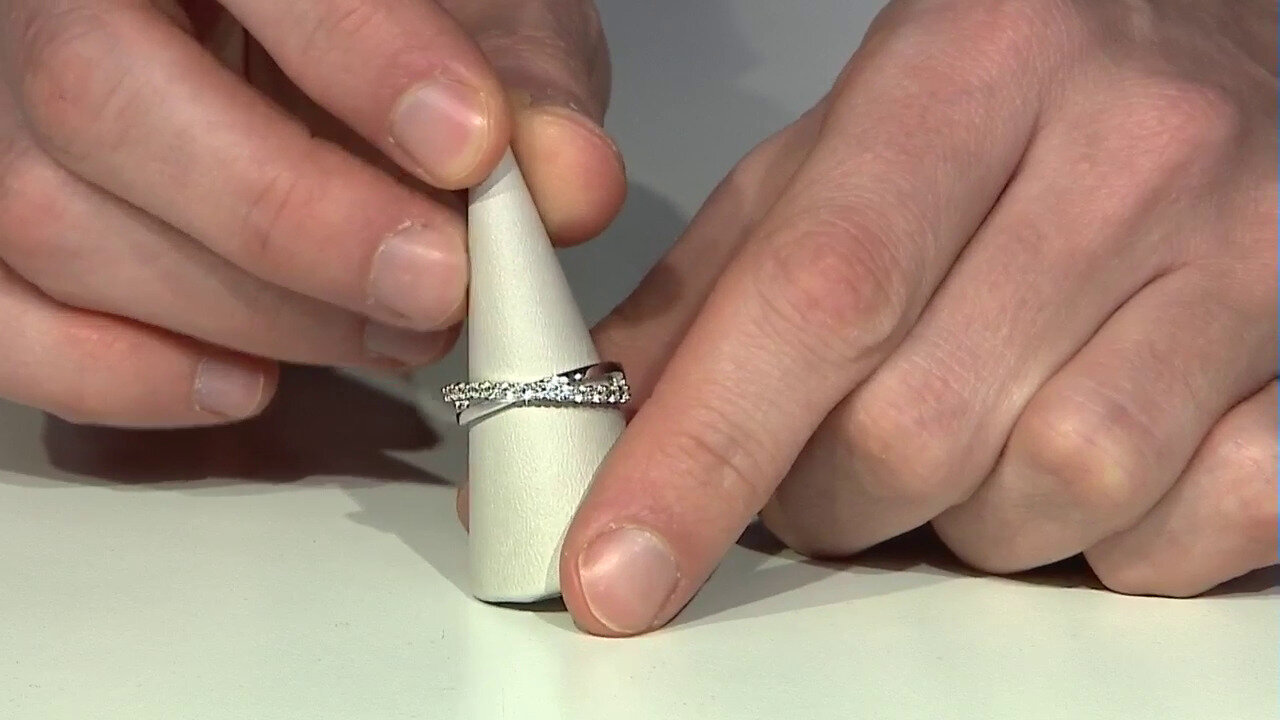 Video Bague en argent et Zircon