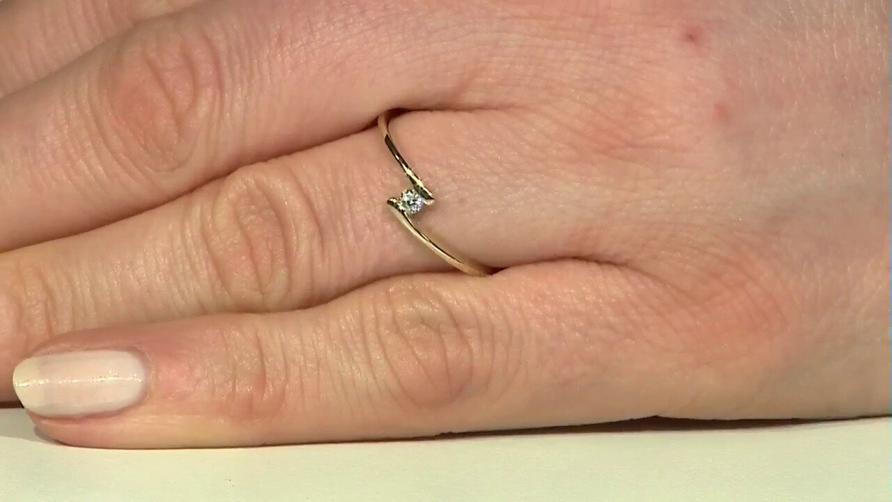 Video 9K Flawless (F) Diamond Gold Ring