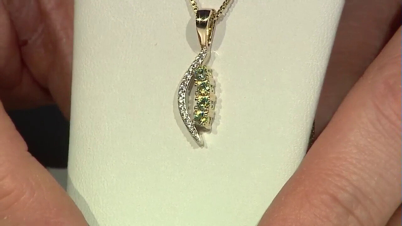 Video 9K Madagascan Demantoid Gold Pendant