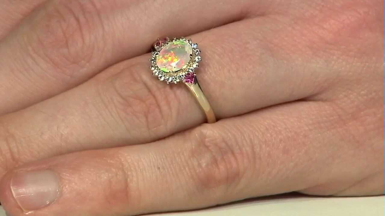 Video 9K Welo Opal Gold Ring