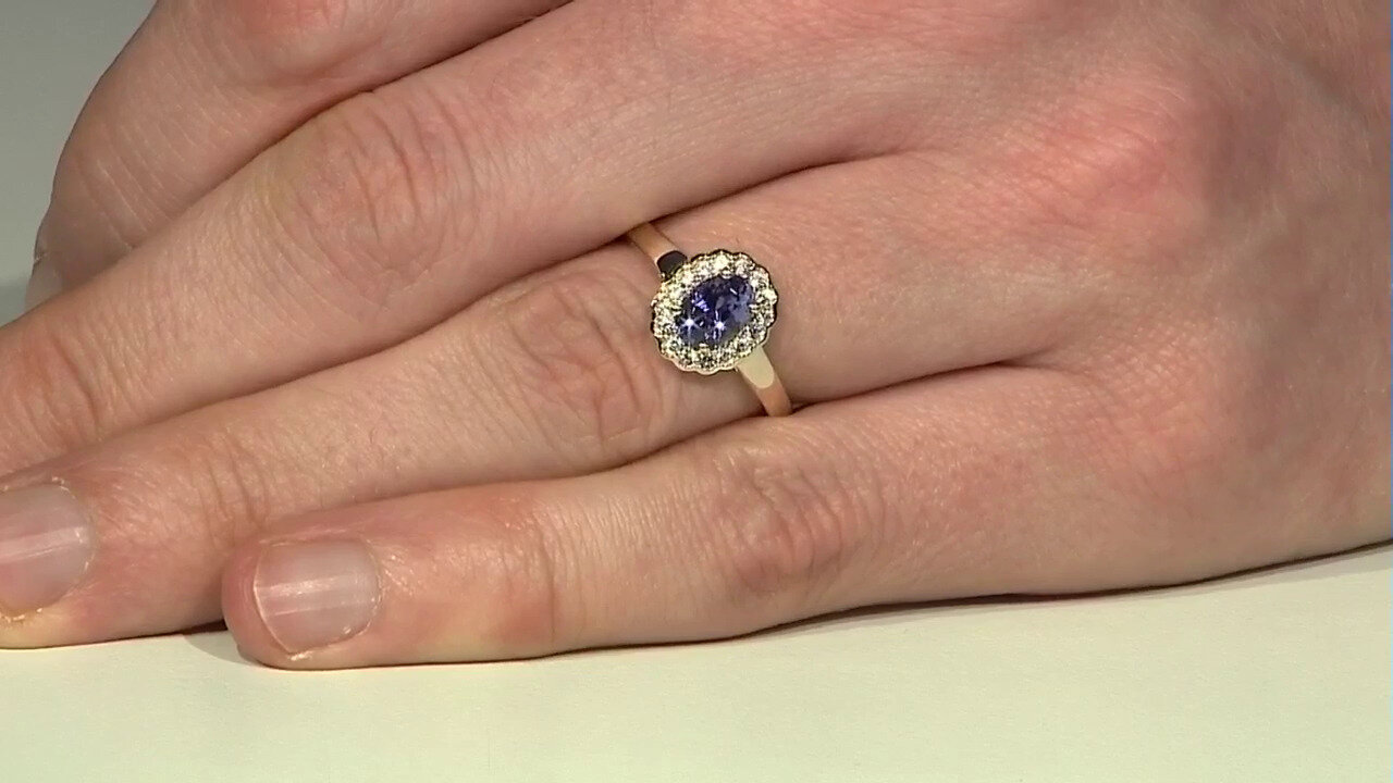 Video 9K Tanzanite Gold Ring