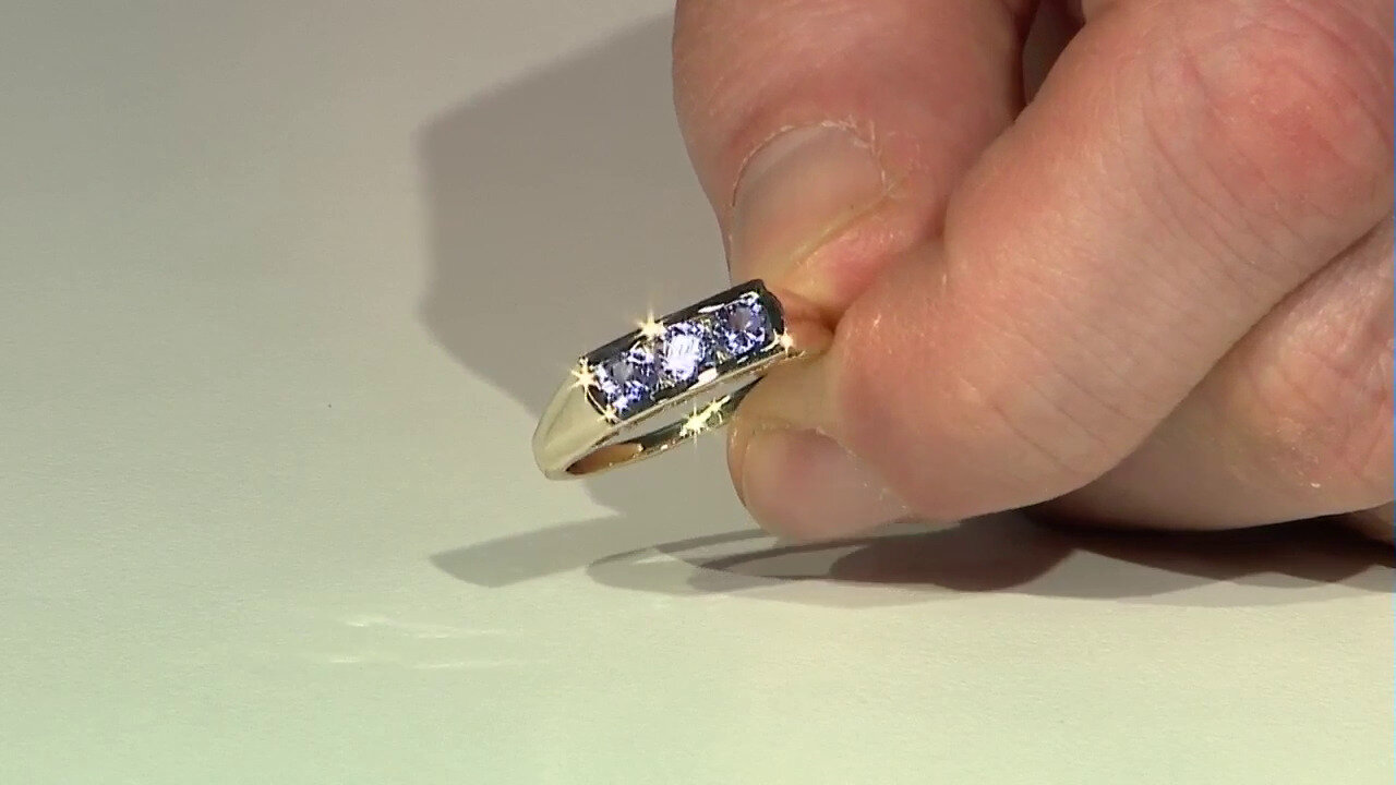 Video 9K Tanzanite Gold Ring