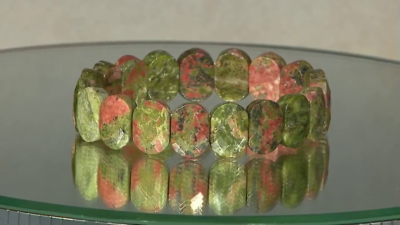 Video Unakite Bracelet