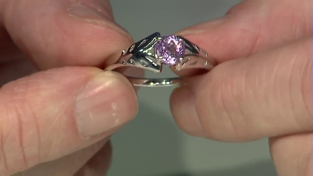 Video Kunzite Silver Ring