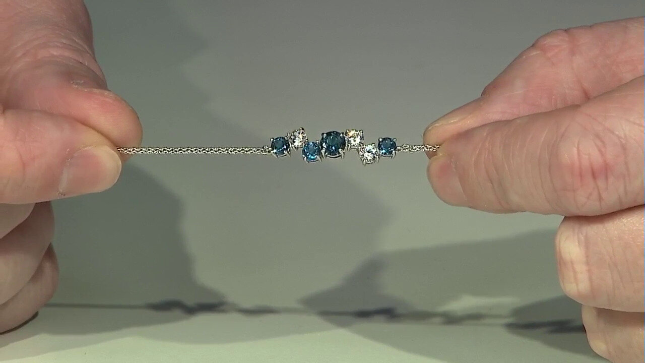 Video London Blue Topaz Silver Bracelet