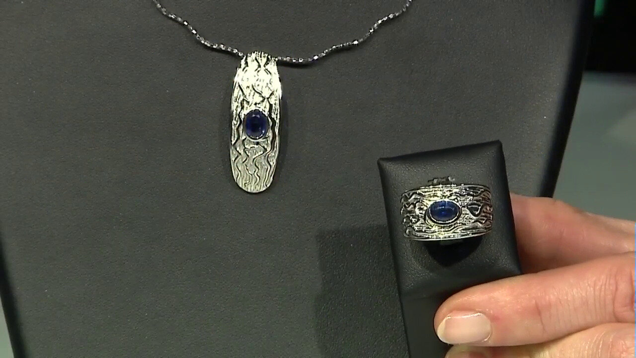 Video Kyanite Silver Pendant (MONOSONO COLLECTION)