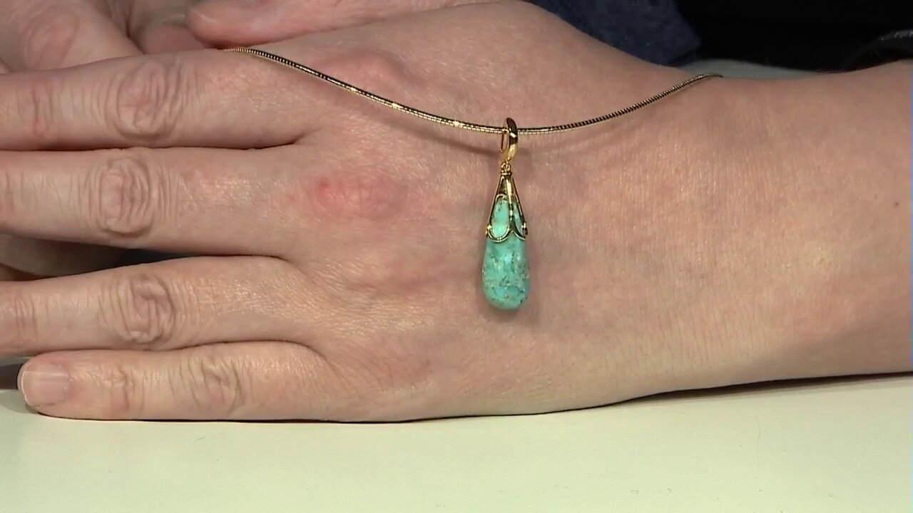 Video Turquoise Silver Pendant (MONOSONO COLLECTION)