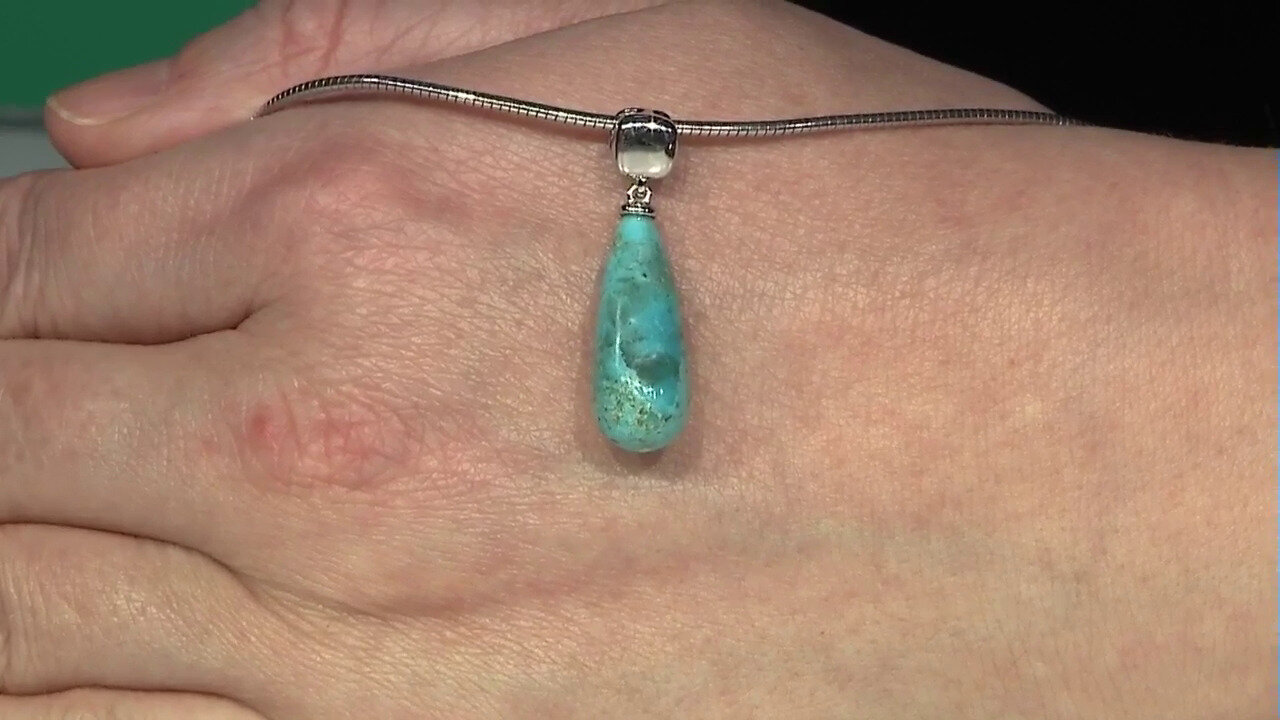 Video Turquoise Silver Pendant (MONOSONO COLLECTION)