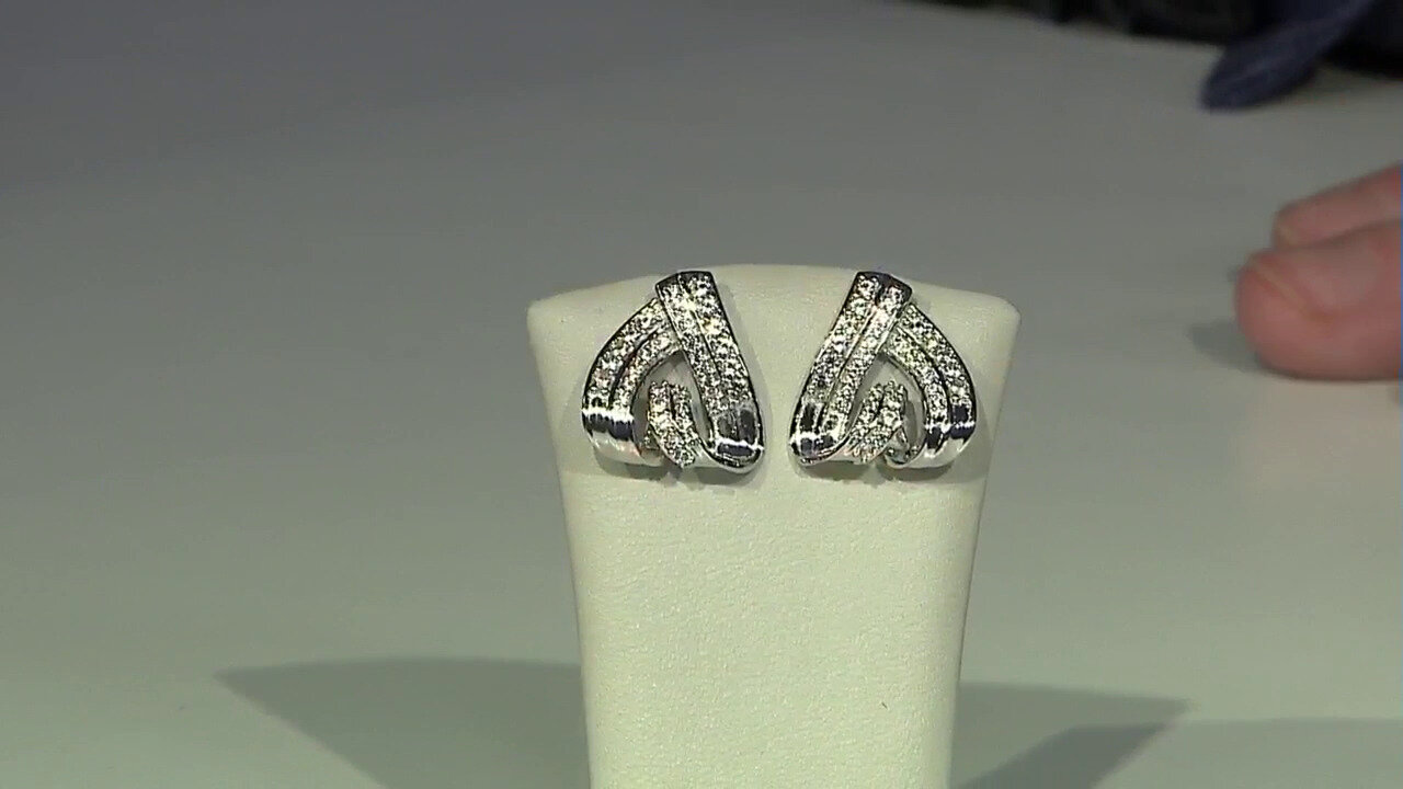 Video Zircon Silver Earrings (MONOSONO COLLECTION)