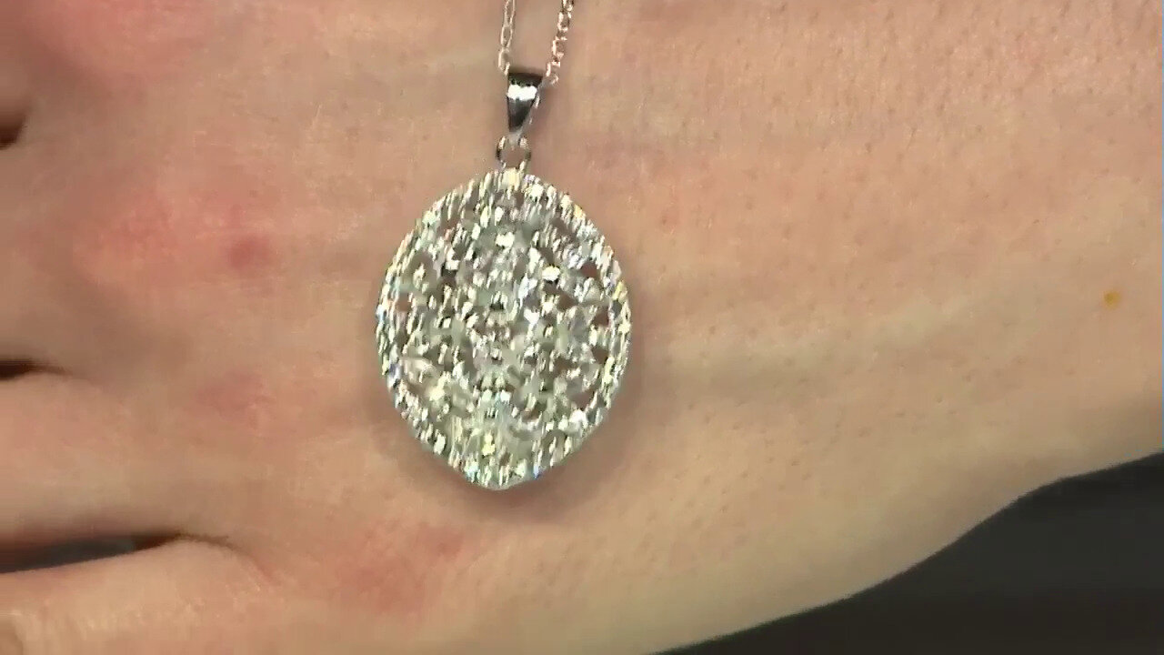 Video White Topaz Silver Necklace