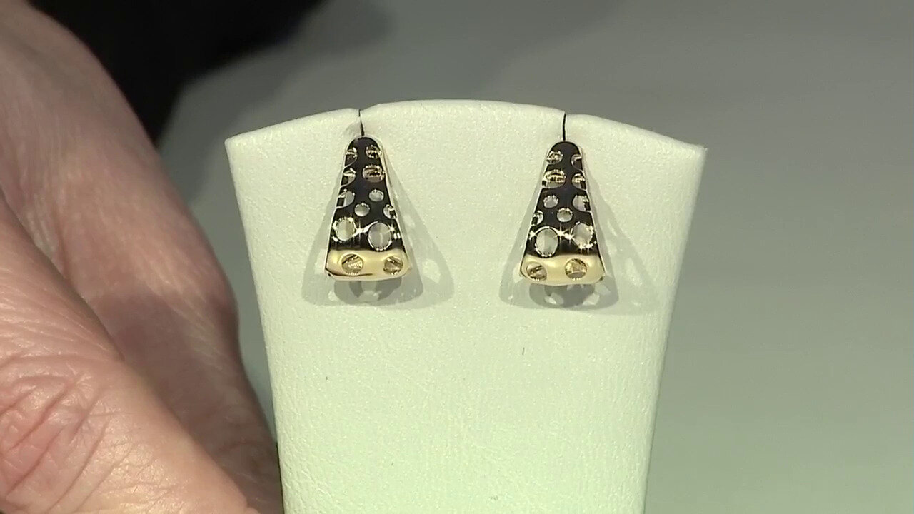 Video 9K Gold Earrings (Ornaments by de Melo)