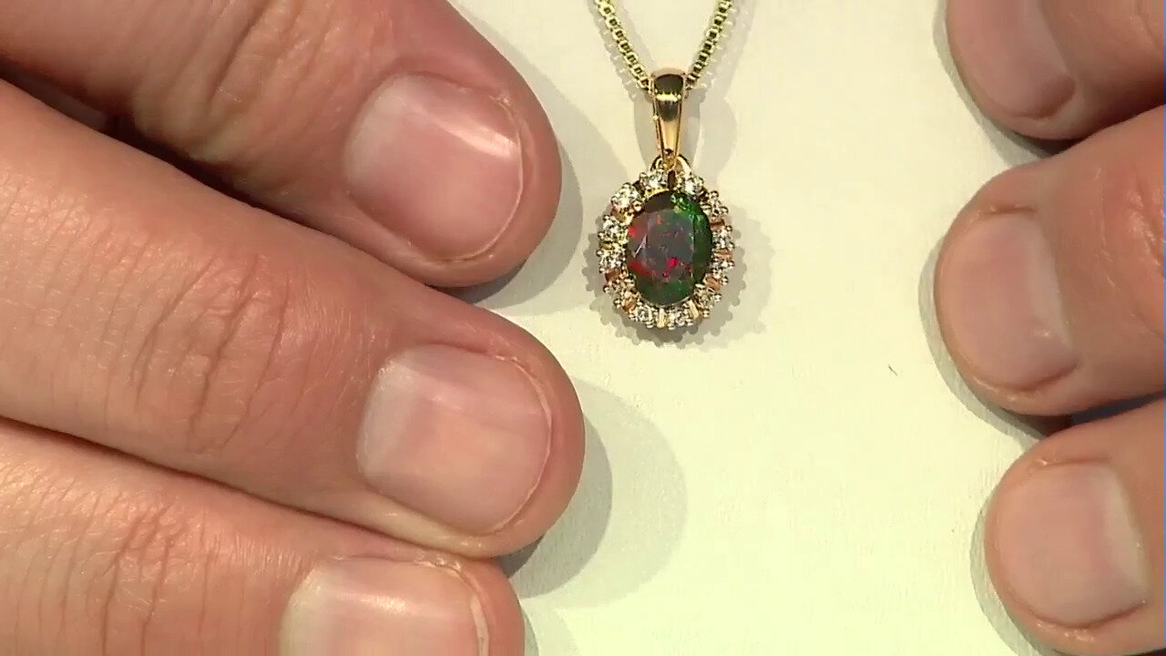 Video Mezezo Opal Silver Pendant