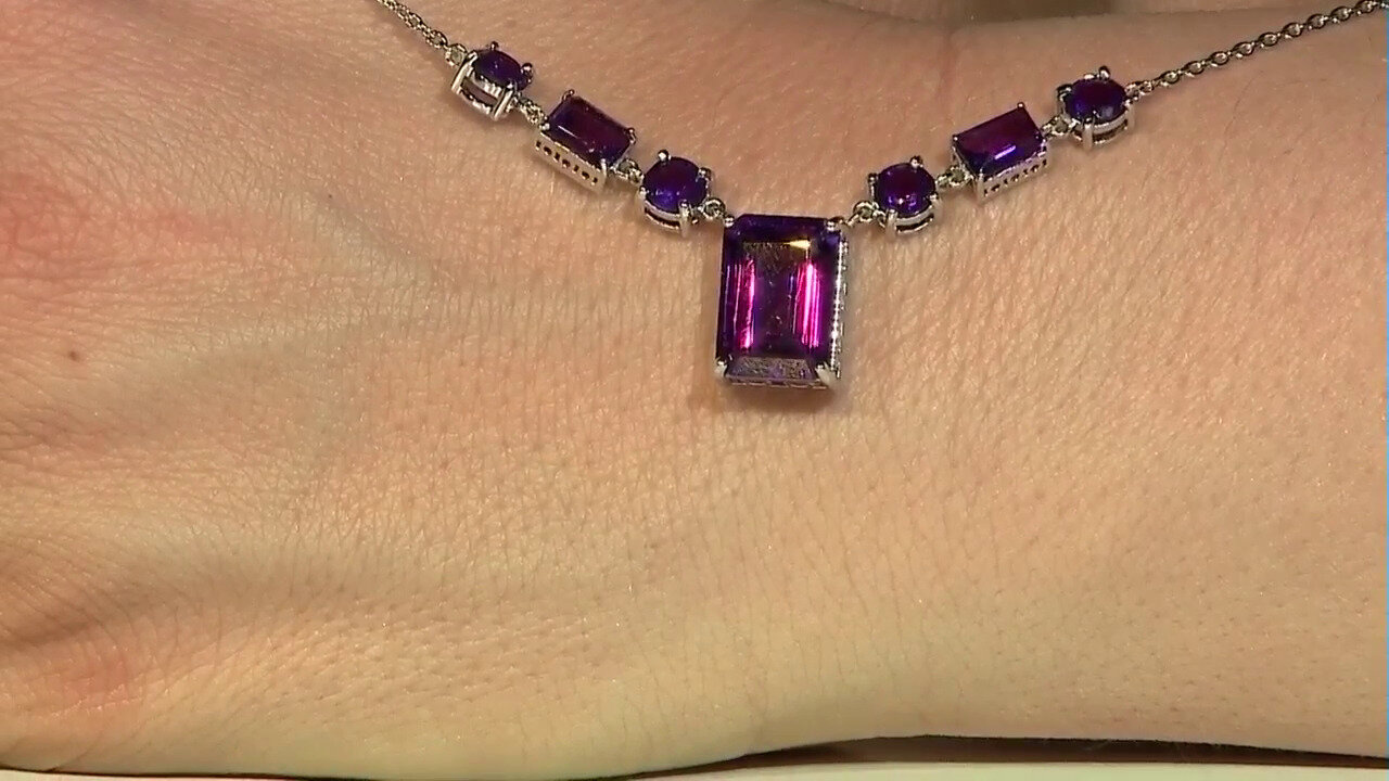 Video Moroccan Amethyst Silver Necklace